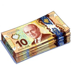 Faux billets canadiens réalistes en vrac, billets de dollars canadiens double face, vente chaude, ULTRATHIN, imperméables, en soie 0,08 mm - Product Image 3