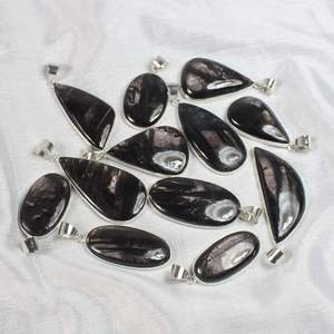 Best Quality Hypersthene Gemstone Pendant <b>Solid</b> 925 Sterling <b>Silver</b> Plated <b>Necklace</b> For Women Handmade Wholesale Pendant Supply - Product Image 4