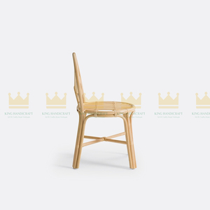 Ensemble de table et chaises de luxe en rotin pour enfants | Meubles de style bohème faits à la main pour les événements pour enfants et les espaces de jeu à la maison - Product Image 3