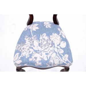 Chaise française antique en bois d'acajou de haute qualité avec revêtement brun foncé pour usage intérieur - Product Image 6