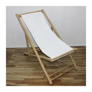 كرسي بامبو محمول قابل للطي للتخييم مبيع بالجملة كراسي للبيت والراحة في الهواء الطلق