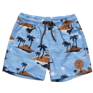 Shorts de surf pour hommes, écologiques, anti-rides, respirants, avec motif camouflage, style streetwear, fermeture à cordon, séchage rapide - Product Image 1