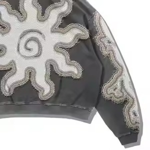 Nueva llegada sudaderas con capucha para hombre con elegante diseño desgastado tela transpirable de secado rápido para un rendimiento cómodo durante todo el día para el invierno - Product Image 3