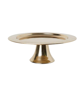 Soporte para Pastel de Metal Chapado en Oro de Moda con Base para Decoración de Mesa de Fiesta de Cumpleaños, Soportes para Servir Alimentos y Aperitivos - Product Image 1