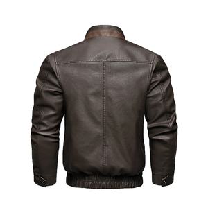 Meilleur fabricant pas cher veste en cuir pour hommes de haute qualité étiquette personnalisée veste en cuir de style chaud fabriquée en usine - Product Image 2