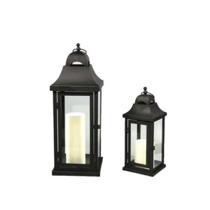 Classic Style <b>Black</b> Metal Indoor/Outdoor Candle <b>Holders</b> Lanterns for Weddings Christmas Home Events Parties Decorations - Product Image 5