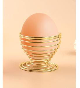 FRESH ARRIVAL NOUVEAU SUPPORT À OEUFS EN LAITON COULEUR OR SUPPORT DÉCORATIF DE CUISINE DESIGN CLASSIQUE SUPPORT À OEUFS EN MÉTAL À PRIX CONCURRENTIEL - Product Image 2