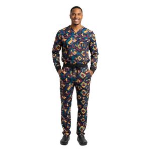 Ensemble de blouses médicales pour hommes, tissu extensible doux, haut et pantalon, uniforme médical d'hôpital, respirant, manches courtes, fournisseur OEM ODM - Product Image 2