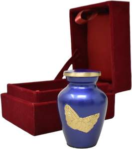 Urnas pequeñas para cenizas humanas, urna para cenizas humanas mujer adulta, funeral de mamá y papá para pequeños recuerdos, viene con estuche negro - Product Image 2