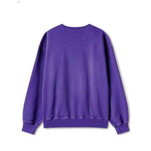 Sweat-shirt à col rond pour hommes avec logo personnalisé OEM meilleure qualité Sweat-shirt pour hommes avec logo personnalisé brodé en relief et impression bouffante - Product Image 2