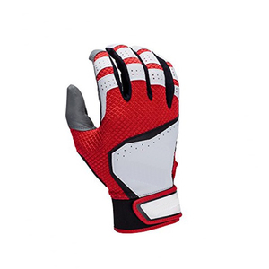 Gants de frappe de baseball en cuir sport à poignets longs et à forte adhérence, antidérapants, personnalisables pour jeunes et adultes - Product Image 4