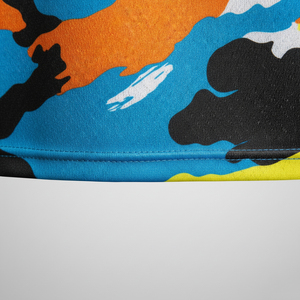 เสื้อยืดถักโพลีเอสเตอร์สำหรับผู้ชายแห้งเร็วระบายอากาศกันรอยยับแขนสั้นพิมพ์ลายดีไซน์ตามสั่ง100% - Product Image 5