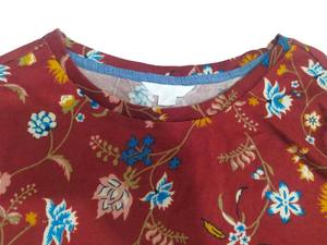 Blusa Elegante de Moda para Mujer, Manga Larga, Corte Regular, Nuevo Diseño, Cuello Redondo, Camisa Informal de Otoño con Estampado Floral, Venta Directa - Product Image 2