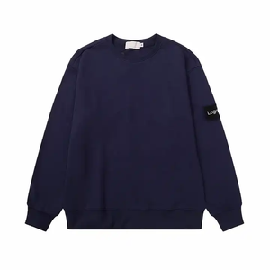 Vêtements personnalisés Survêtements pour hommes Sweat-shirt à col rond pour hommes Sweat-shirt à capuche en coton biologique pour hommes - Product Image 1