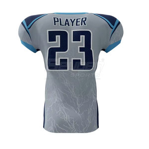 Jersey de Fútbol Americano de Manga Corta, Talla Grande, Transpirable, de Primera Calidad, con Nombre de Equipo Personalizado, Precio al por Mayor - Product Image 4