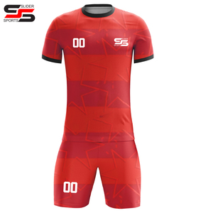 Custom Men Soccer Set Summer Quick-Drying Short Sleeve Training Uniform <b>Comfortable</b> Breathable Soccer Uniform - Product Image 3