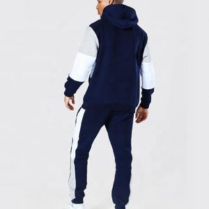 100% coton hommes pleine fermeture éclair survêtement automne Jogging imprimé survêtement ensemble Logo personnalisé coupe-vent vêtements d'entraînement de haute qualité - Product Image 2