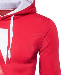 Sweat-shirts et sweats à capuche pour hommes sur mesure, 100% coton molletonné, séchage rapide et respirant, légers, couleur unie, pour l'hiver - Product Image 3