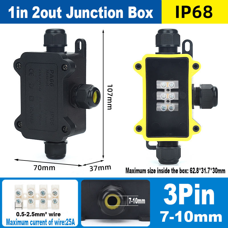 1in 2out small 3pin(7-10mm)