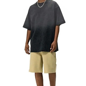 Camisetas Extra Grandes de Algodón 100% con Estampado Gráfico Personalizado, Lavado Ácido Vintage, para Hombre, Camisetas de Alta Calidad con Lavado Ácido - Product Image 2