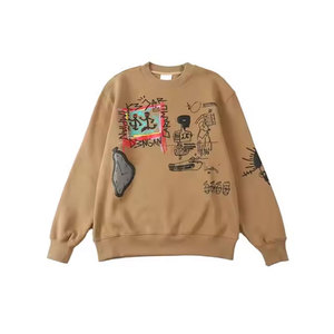 Sudadera Unisex 2025 de Algodón Transpirable de Alta Calidad, Estilo Vintage, Cuello Redondo, Ropa Urbana de Invierno, Nueva Llegada - Product Image 1