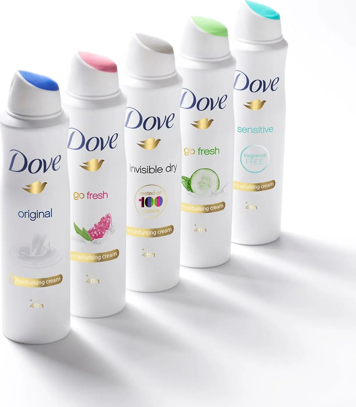 Spray de acabamento seco antitranspirante, alta qualidade, pomba, beleza, desodorante/spray corporal em massa para venda