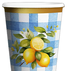 ถ้วยเลมอนสปริงขนาด8ออนซ์320ผนังแบบเดี่ยว GSM 8 CT (ดีไซน์สเปคและปริมาณบรรจุปรับแต่งได้) - Product Image 1