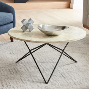 Table compacte incrustée d'os avec rangement pour petits espaces mais élégants Console de table à thé élégante au prix d'usine en gros - Product Image 4