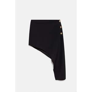 Asymmetrical Slit <b>Skirt</b> - Product Image 6