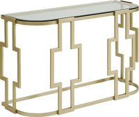 Table console pliable moderne et contemporaine, durable, écologique, avec pieds en métal laiton antique et plateau en marbre, pour la maison, le bureau ou le salon