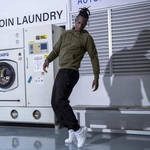 Sudadera con Capucha para Hombre Global Edge High Street, Estilo Retro, Invierno, Color Sólido, Logotipo Personalizado, Impresión Puff, Tejido, Teñido, Secado Rápido, Forrada - Product Image 5