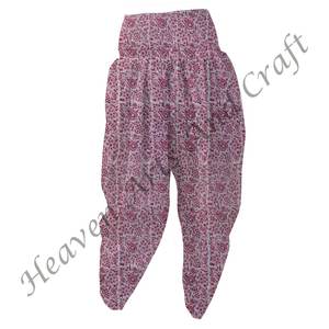 Qualité supérieure Main Bloc Imprimé Coton Pyjama Adulte Patiala Pantalon Femmes D'été Nuit Porter Pantalon Pantalon Pour Dames - Product Image 6