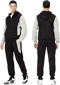 SUDADERO de algodón 100%, conjunto ligero con capucha, cierre de cordón, invierno, ecológico, lavado a la piedra, estampado de diamantes de imitación adornados - Product Image 3