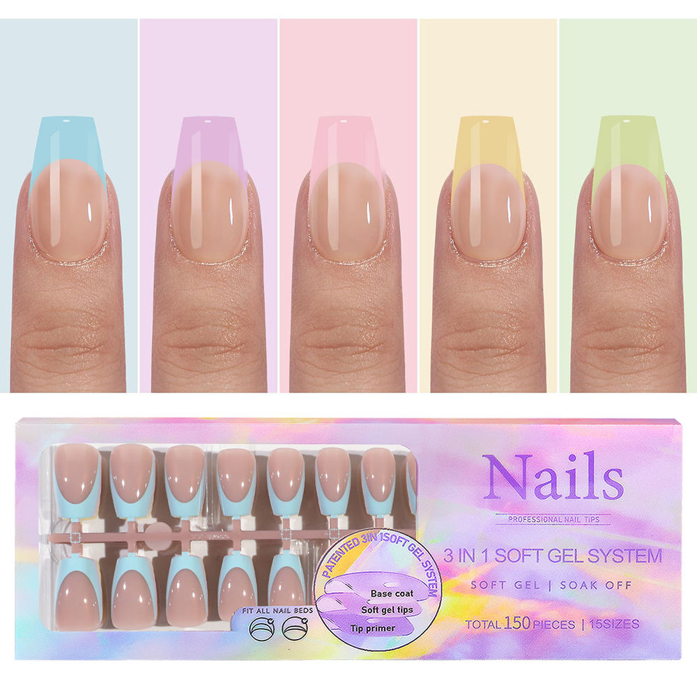 French Tip Press On Nails