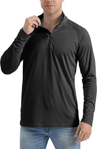 2025 camisas de manga larga en blanco para hombre, camiseta Polo con cuello, pesca, correr, camisas al aire libre en tela cómoda - Product Image 3