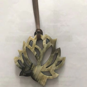 Colgante recién llegado collar de cuerno de buey de búfalo pulido estilo Animal hueso joyería diseño Natural cuentas mujeres niñas regalos de boda - Product Image 4