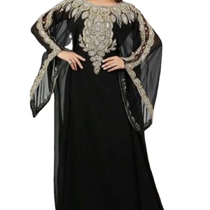 Femme musulmane Nouveaux modèles Dubaï Abaya Kaftan Vêtements traditionnels et accessoires avec stock à vendre - Product Image 1