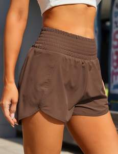 Athletic Shorts Waterproof Gym and Workout Elastic Shorts with Pocket for Running and Sports <b>women</b> yoga shorts - Product Image 2