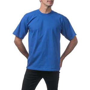 <b>Mens</b> <b>Blue</b> Color T <b>Shirt</b> Designed With Skin Friendly Fabric Smooth Gsm And Flexible Use For Clothing Lines - Product Image 3