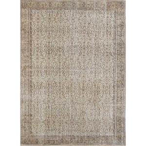 พรมขนสัตว์สีน้ำตาลเบจวินเทจ ลายดอกไม้ถักด้วยมือ สำหรับตกแต่งบ้าน-พรมรูปทรงสี่เหลี่ยมผืนผ้าขนาด 9x12 ฟุต สไตล์คลาสสิก สำหรับทางเข้าบ้านหรือห้องวัยรุ่น - Product Image 1