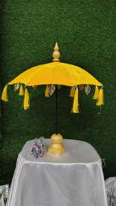 מטרייה קישוט שולחן קטיפה עם מטרייה לעמוד rajasthani <span class=keywords><strong>jaipuri</strong></span> לחתונות Mehndi dholki boho תפאורה החוף - Product Image 4