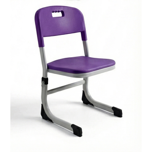 Chaise d'écolier en plastique réglable en hauteur 2026 avec pieds ovales en métal pour l'école - Vente en gros - Product Image 6