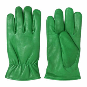 Guantes de seguridad de cuero de grano de cabra suaves y cómodos de mejor rendimiento Chispa de calor y construcción reflectante para el hogar y la conducción - Product Image 4