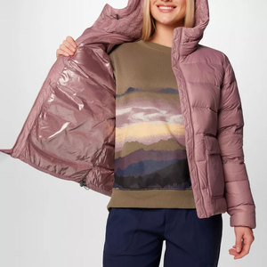 High Quality Plus Size Women Bubble <b>Jackets</b> Custom Logo Print Puffer Hoodie <b>Jackets</b> Women Bubble Winter <b>Jackets</b> - Product Image 6