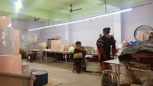 โคมไฟเพดานดาวกระดาษสองชั้นแบบทันสมัยสำหรับตกแต่งคริสต์มาสงานแต่งงาน & โรงแรมตกแต่งโต๊ะและพื้น - Product Image 6