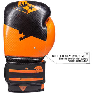 Vente directe d'usine, couleur personnalisée, gants de boxe en cuir de 10 oz, 12 oz, 14 oz, 16 oz pour les compétitions, les salles de sport, l'extérieur, fentes pour les doigts, antidérapants - Product Image 2