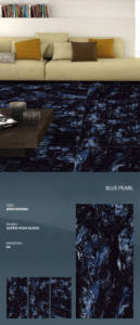 Carreaux innovants à effet marbre multicolore 60x120cm (600x1200mm) Vitrifiés Design durable Carreaux de porcelaine époustouflants - Product Image 5