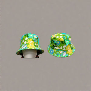 Sombrero de Pescador Estampado para Mujer, Accesorio de Moda, Protección Solar, Multicolor, Color Personalizado, Cómodo, Suave, para Todas las Temporadas - Product Image 5