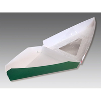 Prix de gros Boîtes à Pizza Durables Pliables en Relief Brillant Stratification 2mm Papier Durable Personnalisable Portable
