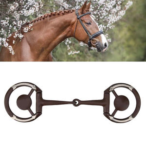 Mèche professionnelle en cuivre en acier allemand pour chevaux Mèche à bouche articulée Instrument vétérinaire - Product Image 3